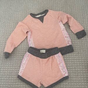 Pink Outfit with sequins